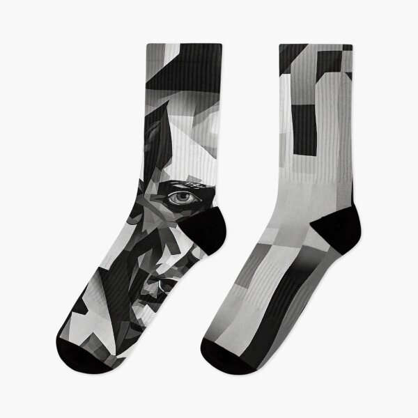 Item preview, Haunting Zombie Portrait Bauhaus Art designed and sold by ArtificialGenes.