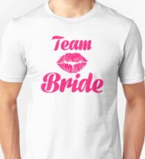Team Braut Kuss Unisex T-Shirt