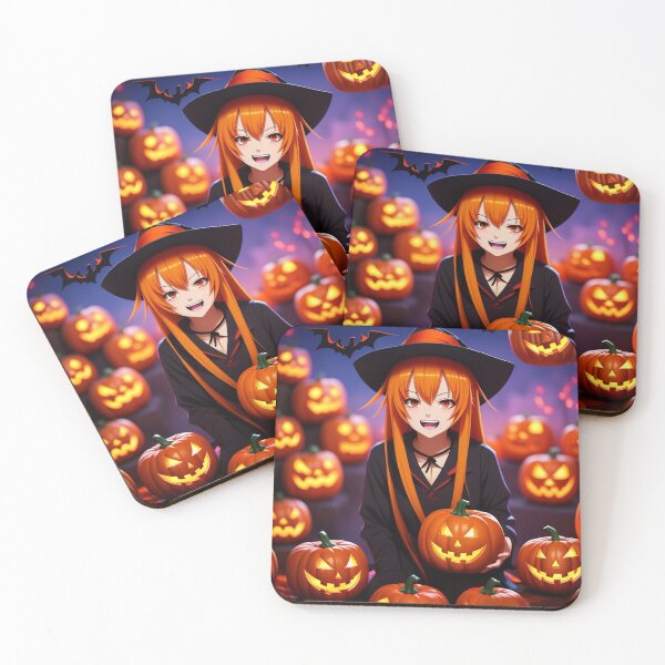 Item preview, Halloween girl with pumpkins cartoon designed and sold by JaroDesign2023.