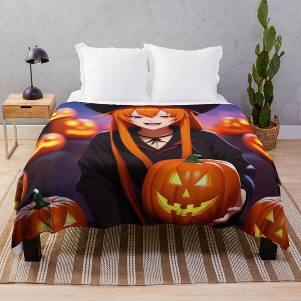 Item preview, Halloween girl with pumpkins cartoon designed and sold by JaroDesign2023.