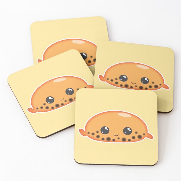 Item preview, Boba Tea Slime - Orange #2 designed and sold by sehana.