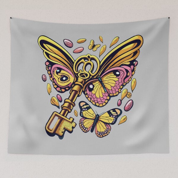 Item preview, Magic Key with Wings designed and sold by CatCoconut-Art.