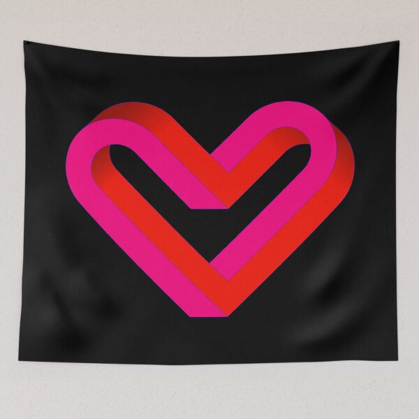 Item preview, Red heart impossible  designed and sold by nogamax.