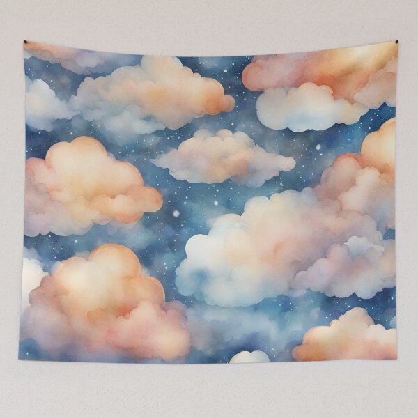Item preview,  Clouds in the starry sky designed and sold by studio468.