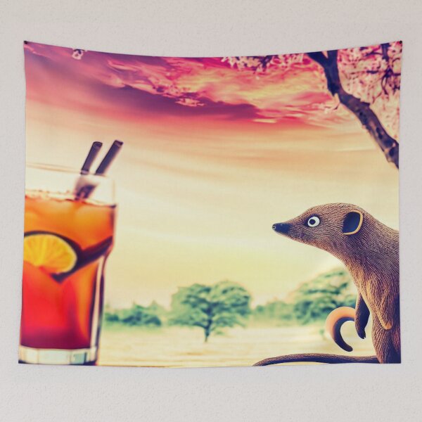 Item preview, Mongoose and Iced Tea, Romantic Landscape designed and sold by ComputerContent.