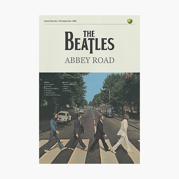 Aperçu de l'œuvre Le groupe Legend Rocks || Affiche classique THEBEATLES 222 créée et vendue par taguaharel.