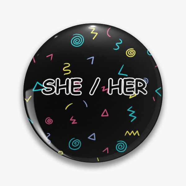 Item preview, Arcade Carpet Pronouns 'She Her' Design designed and sold by artisans-attic.