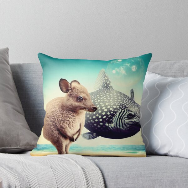 Item preview, Pufferfish-Kangaroo, Photo-collage  designed and sold by ComputerContent.