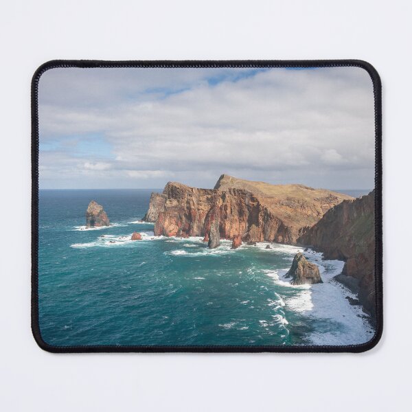 Item preview, Beautiful view from Ponta do Rosto on rocky shore of Madeira designed and sold by Pawel Koperski.