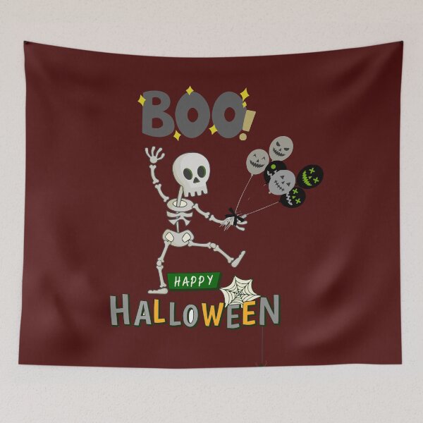 Item preview, Skeletons and Jack-o'-Lantern Balloons - Spooktacular Halloween Delight! designed and sold by ara-designs.