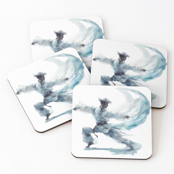 Item preview, Kung Fu Fluidity - shades of white grace designed and sold by Martial-Art-23.