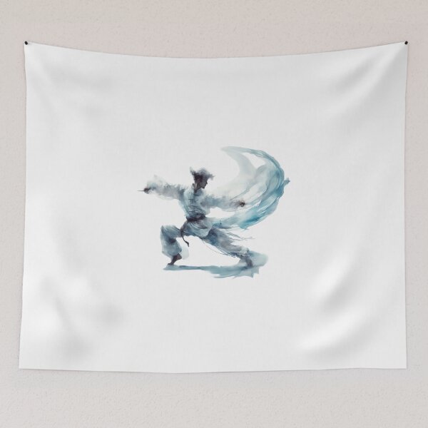 Item preview, Kung Fu Fluidity - shades of white grace designed and sold by Martial-Art-23.