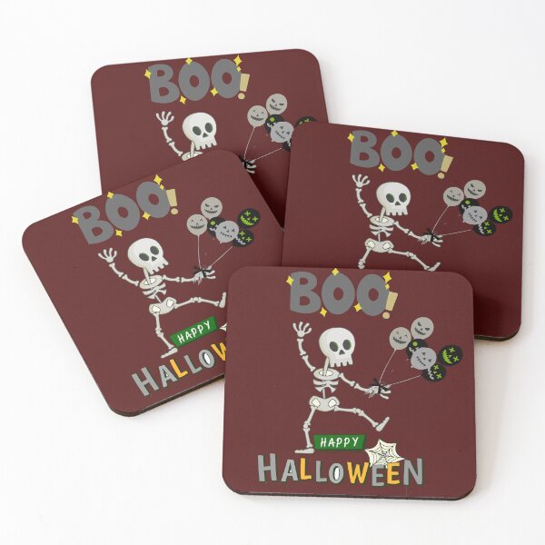 Item preview, Skeletons and Jack-o'-Lantern Balloons - Spooktacular Halloween Delight! designed and sold by ara-designs.