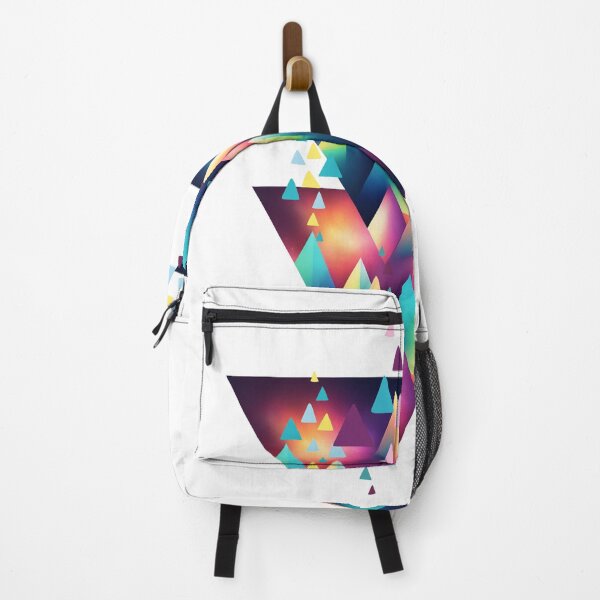 Item preview, Abstract pattern of multicolored triangles designed and sold by studio468.