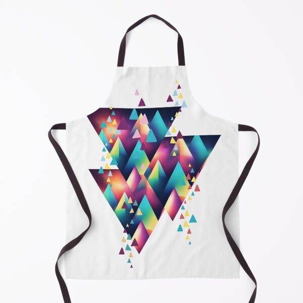 Item preview, Abstract pattern of multicolored triangles designed and sold by studio468.