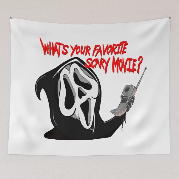 Item preview, Ghostface what’s your favorite scary movie? designed and sold by JackDraws88.