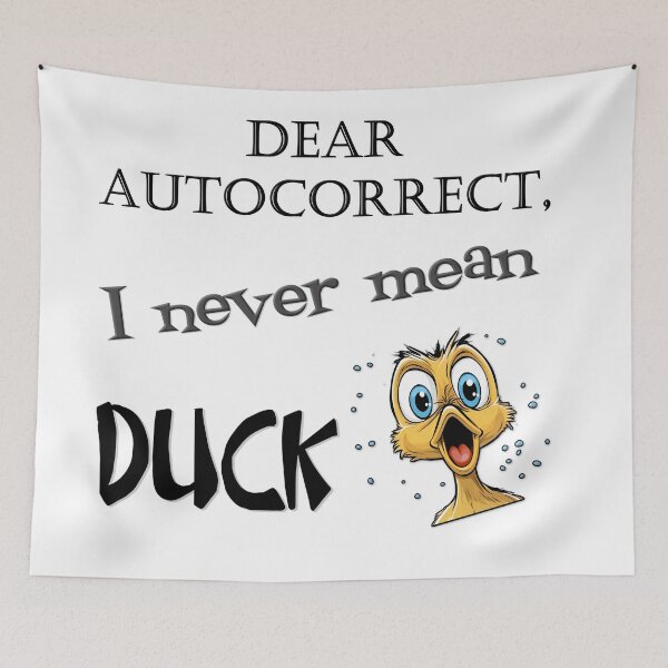 Item preview, I Never mean 'Duck" designed and sold by NaughtyDragon.
