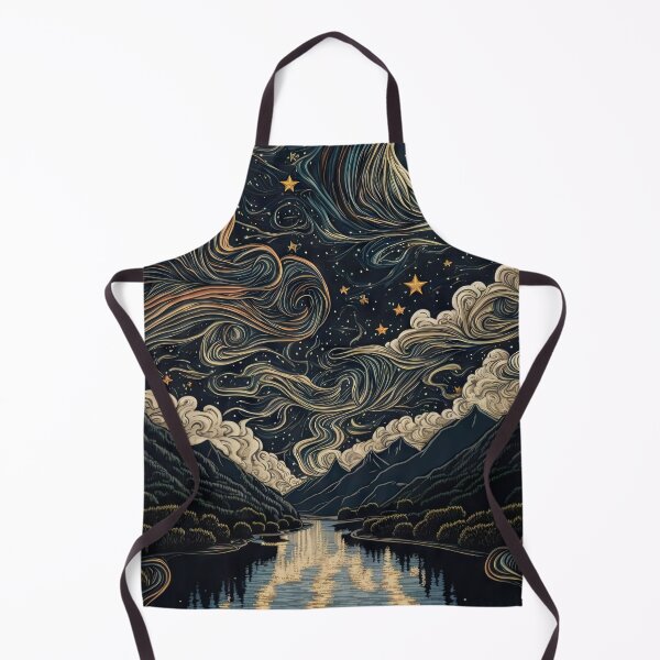 Item preview, Mountain Lake at Midnight designed and sold by OccultDreams.