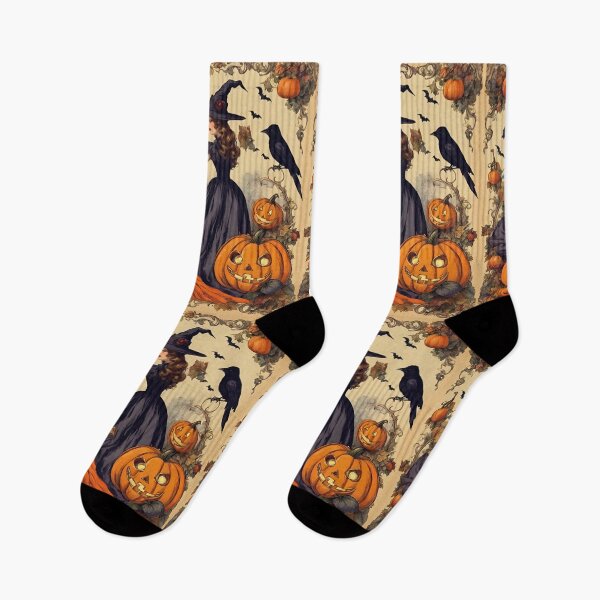Item preview, Vintage Halloween Witches and Jack-O'-Lantern designed and sold by silviaol.