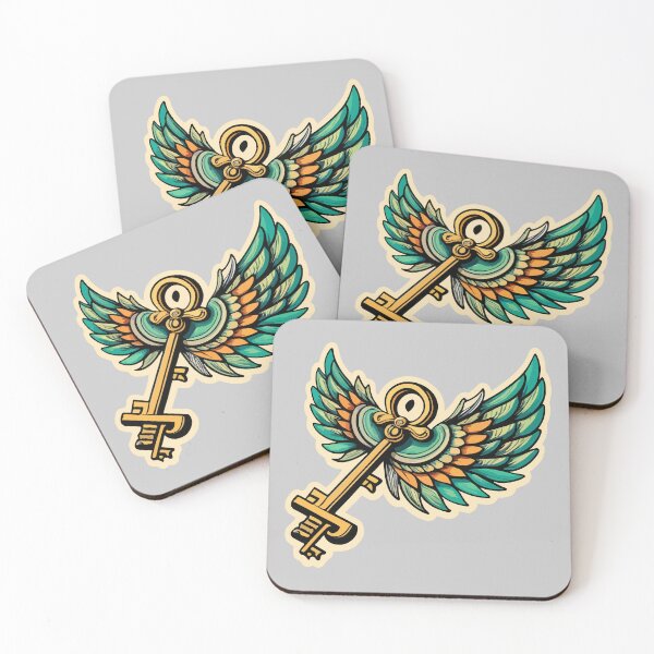 Item preview, Magic Key with Wings designed and sold by CatCoconut-Art.