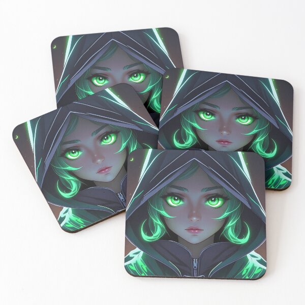 Item preview, Green-Eyed Witch's Halloween Charm designed and sold by designsbyflo.