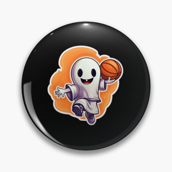 Item preview, Cute Ghost Basketball Halloween designed and sold by Mateusz Majcherek.
