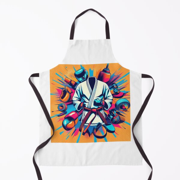 Item preview, pop-art-inspired Combat Gear Collage designed and sold by Martial-Art-23.