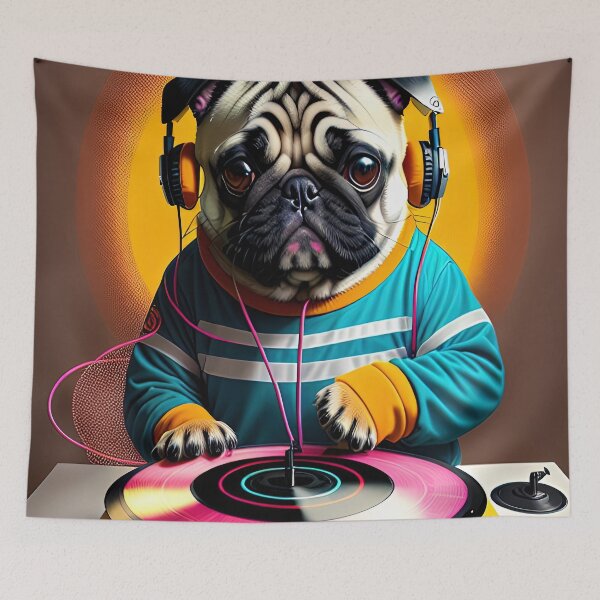 Item preview, Bulldog DJ designed and sold by GooGooPop.