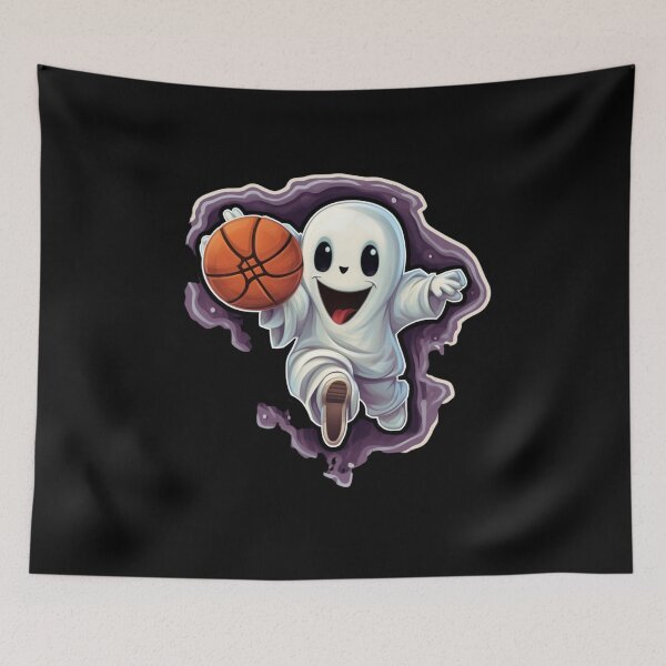 Item preview, Cute Ghost Basketball Halloween designed and sold by Mateusz Majcherek.