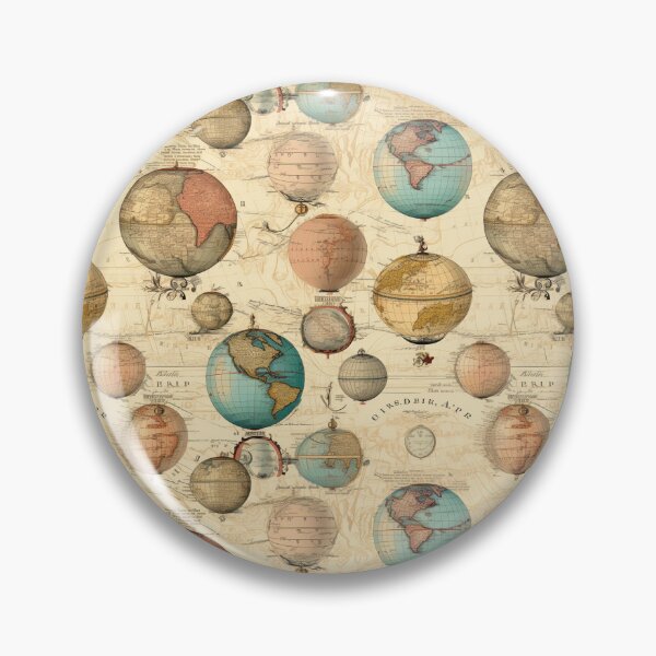Item preview, Global Travel Pattern designed and sold by Imaginaria Inkworks.