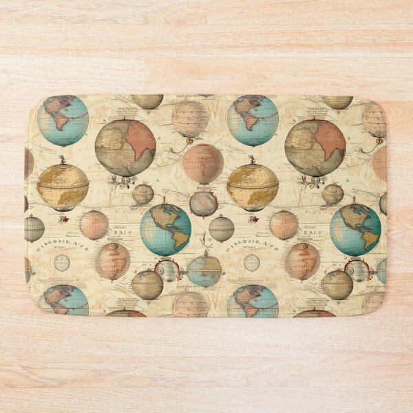 Item preview, Global Travel Pattern designed and sold by Imaginaria Inkworks.
