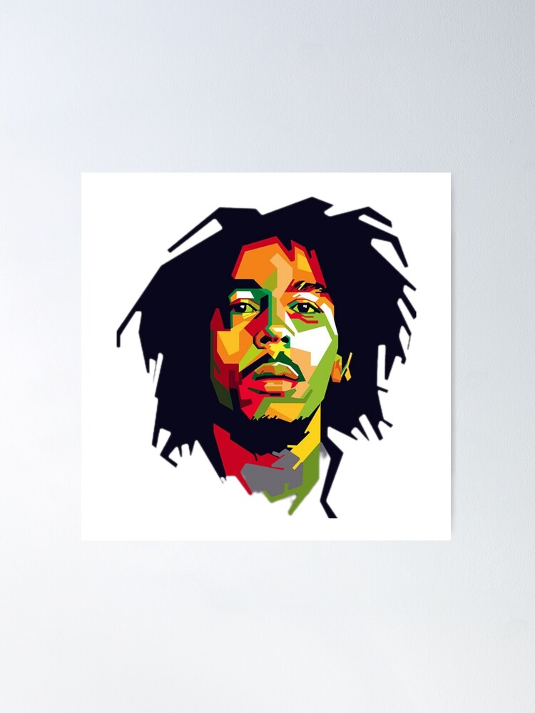 Premium Photo  Reggae Legend A Vibrant Bob Marley Artistic Graphic