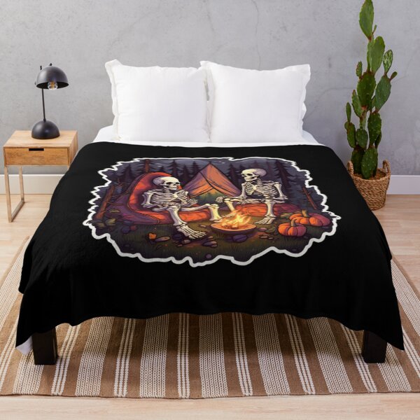 Item preview, Skeletons Camping Halloween designed and sold by Mateusz Majcherek.