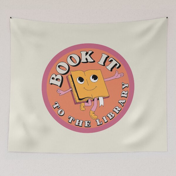 Item preview, Retro Library Inspired Sticker designed and sold by PhivestarDesign.