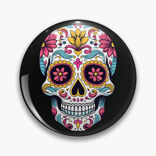 Item preview, Sugar Skull, Mexican Skull, Day of the Dead, Dias de Los Muertos No. 1 designed and sold by meganohm.