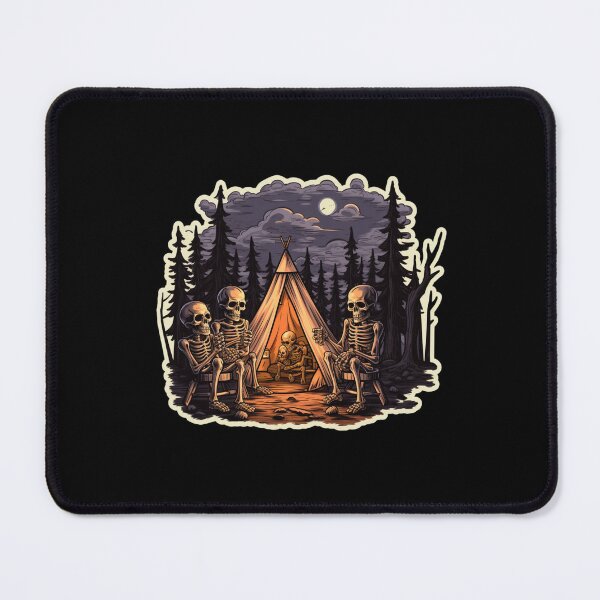 Item preview, Skeletons Camping Halloween designed and sold by Mateusz Majcherek.