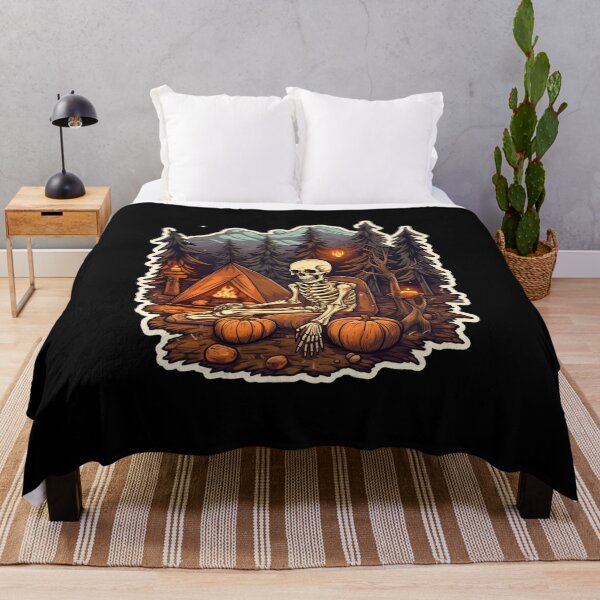 Item preview, Skeletons Camping Halloween designed and sold by Mateusz Majcherek.