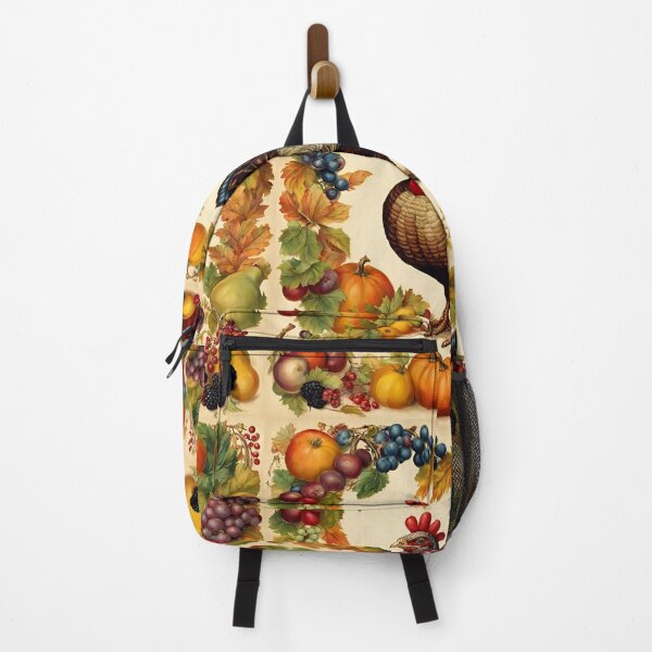 Item preview, Vintage Thanksgiving Turkey, Fruit and Vegetable Harvest designed and sold by silviaol.