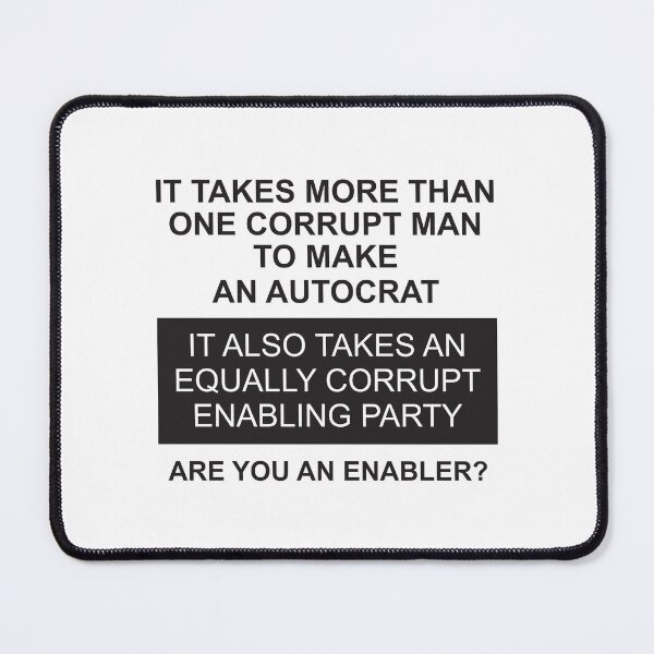 Item preview, It takes more than one corrupt man to make an autocrat designed and sold by Politics-Corner.