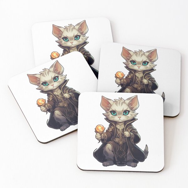 Item preview, D&D Tabaxi Warlock designed and sold by TellezStickers.