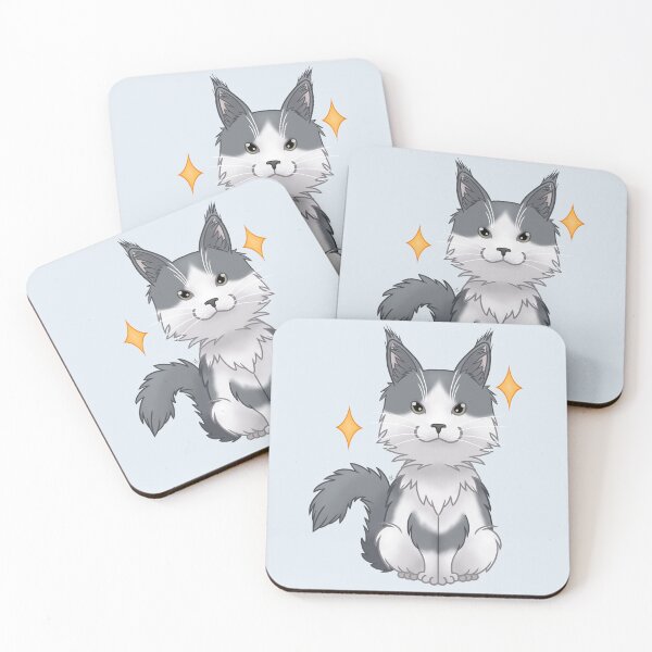 Item preview, bicolor Maine Coon designed and sold by LemonFur.