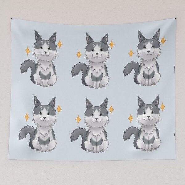 Item preview, bicolor Maine Coon designed and sold by LemonFur.
