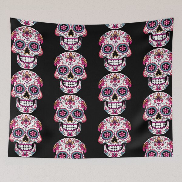 Item preview, Sugar Skull, Mexican Skull, Day of the Dead, Dias de Los Muertos No. 3 designed and sold by meganohm.