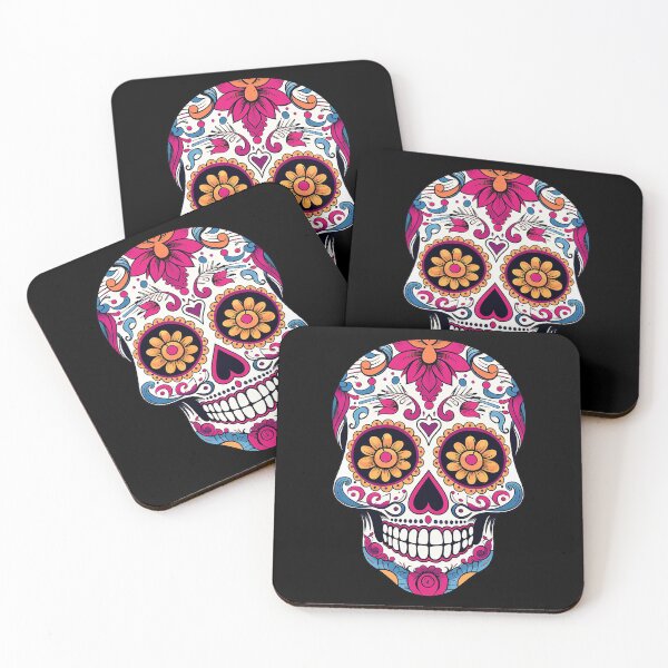 Item preview, Sugar Skull, Mexican Skull, Day of the Dead, Dias de Los Muertos No. 4 designed and sold by meganohm.