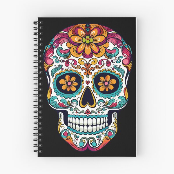 Item preview, Sugar Skull, Mexican Skull, Day of the Dead, Dias de Los Muertos No. 5 designed and sold by meganohm.