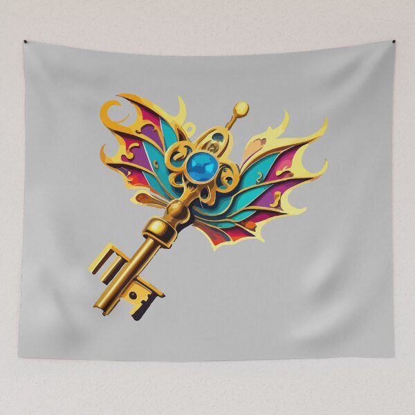 Item preview, Magic Key with Wings designed and sold by CatCoconut-Art.