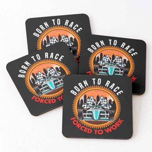 Item preview, Born to Race, Forced to Work, gift for race driver, car fan  designed and sold by mwebba2005.