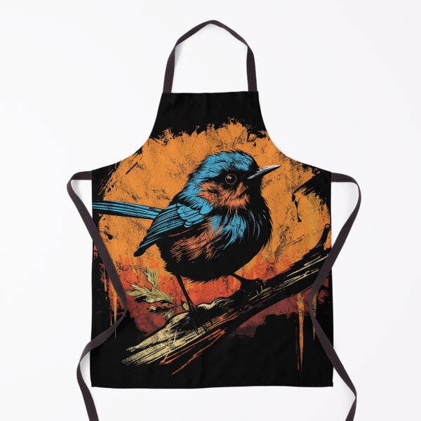 Item preview, Superb Fairywren - Distressed Vintage Street Art Australian Birds designed and sold by GVRDesign.