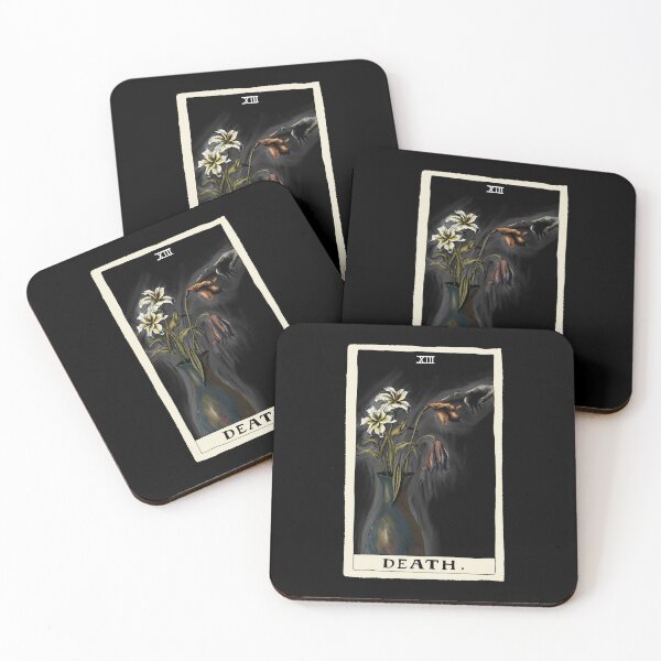 Item preview, Death flower tarot designed and sold by annoyingarts.