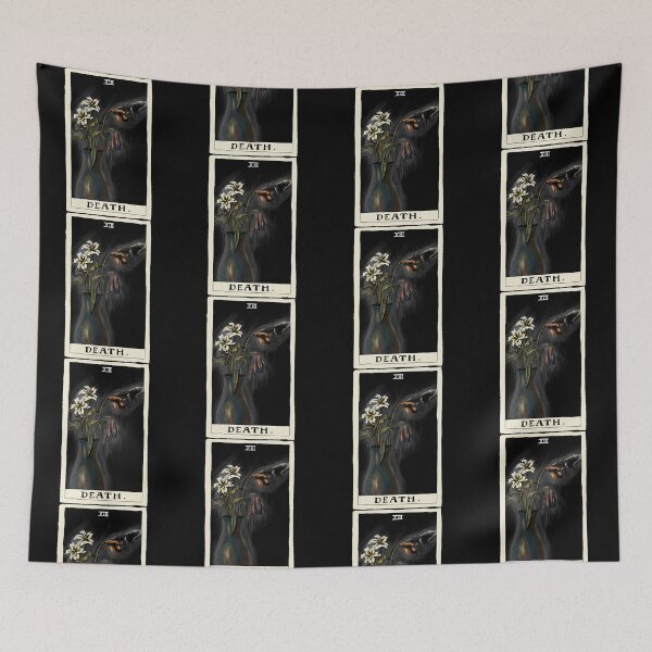 Item preview, Death flower tarot designed and sold by annoyingarts.